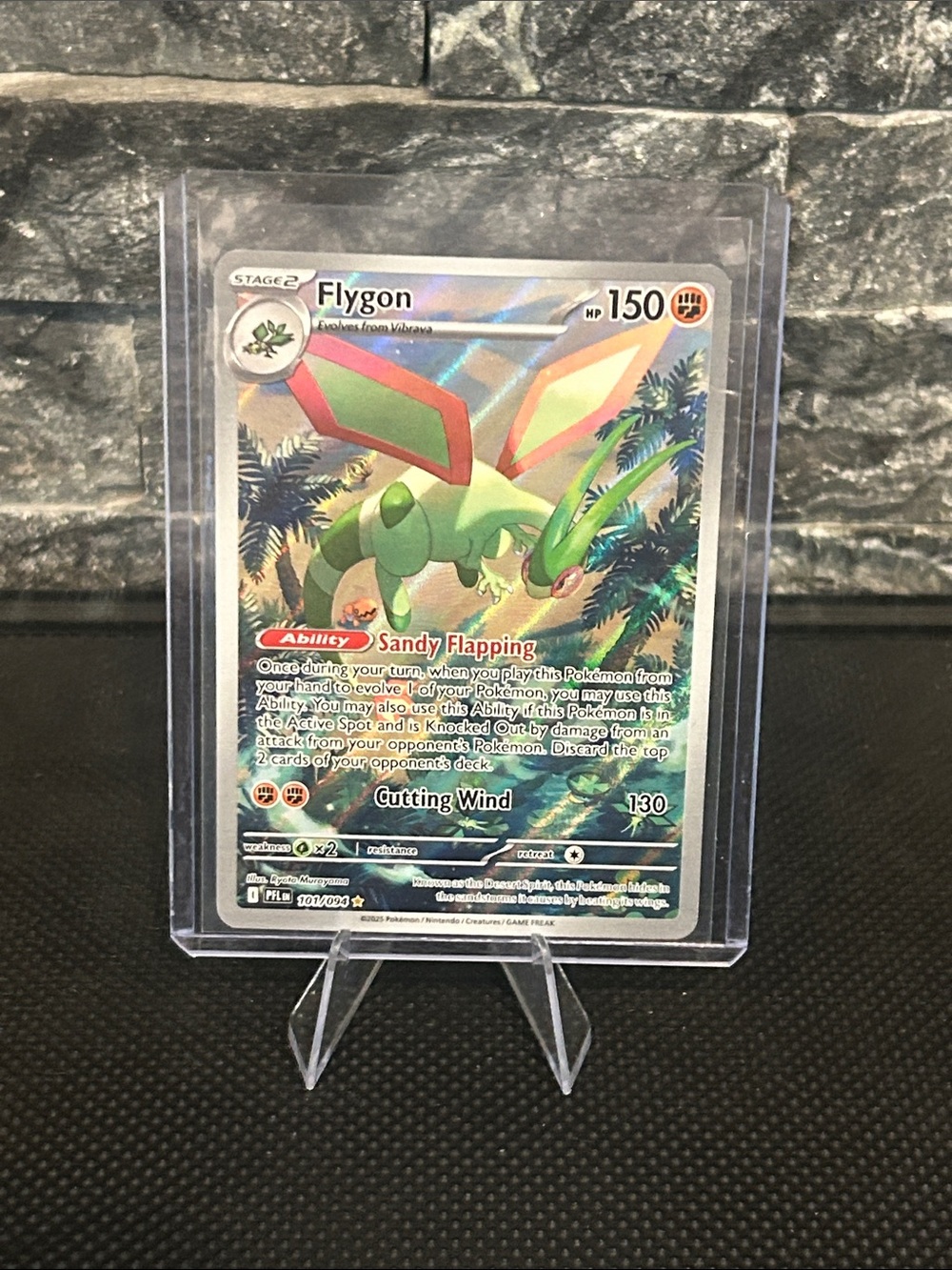 Pokemon Flygon 101/094 Illustration Rare Holo from Phantasmal Flames 🔥 Set M/NM